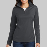 Ladies Pinpoint Mesh 1/2 Zip