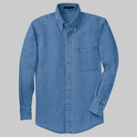 Tall Long Sleeve Denim Shirt