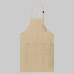 Easy Care Extra Long Bib Apron with Stain Release