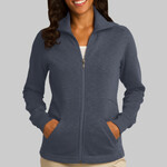 Women's Slub Fleece Full Zip Jacket