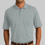 Core Blend Jersey Knit Pocket Polo