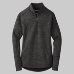 Women's Sport Wick ® Stretch Reflective Heather 1/2 Zip Pullover