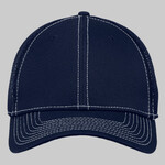 Stretch Mesh Contrast Stitch Cap