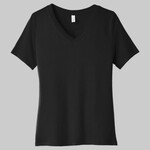 Women's Relaxed Jersey Short Sleeve V Neck Tee
