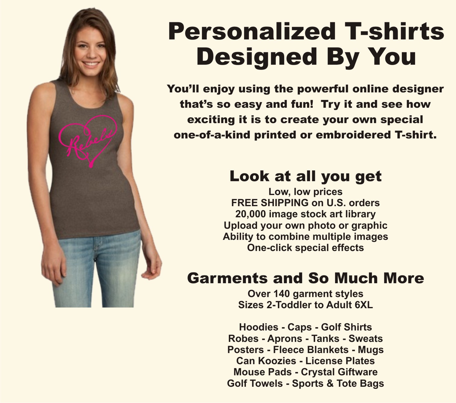Design, personalize, create, and customize your own T-shirt or tee shirt.